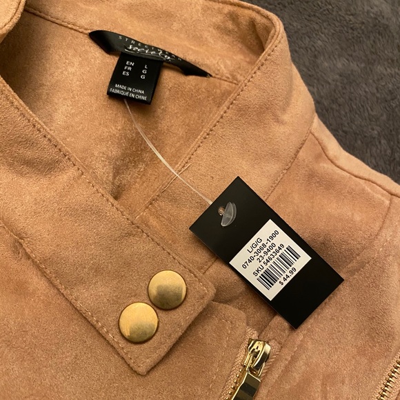 Brand New Nude Suede Jacket with tags - Picture 4 of 5